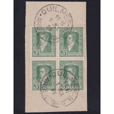 ARGENTINA 1926 GJ 622 CUADRO PRIMER DIA DE EMISION MATASELLO QUILMES 1/7/1926 RARO